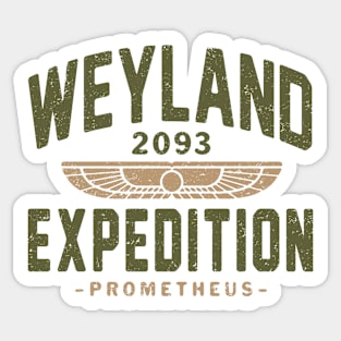 Weyland Prometheus Expedition by Buck Tee Sticker